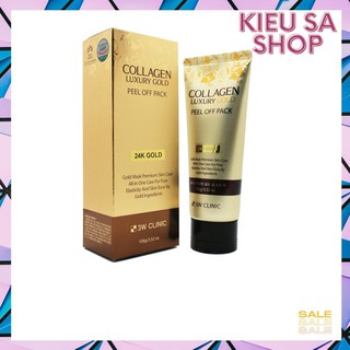 Mặt Nạ Vàng Collagen Luxury Gold Peel Off Pack 3W Clinic 100g