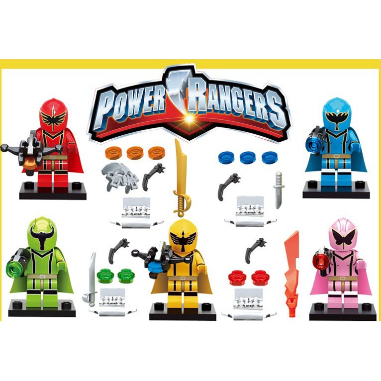 Lego Power Ranger 5 anh em siêu nhân