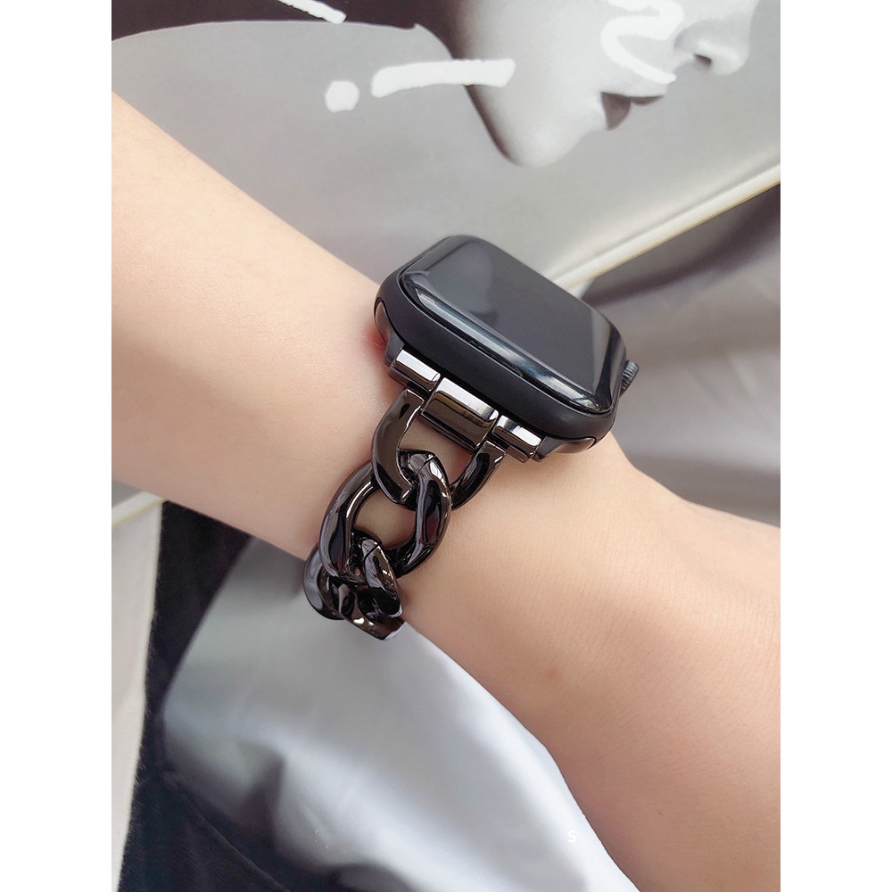 Dây Xích Đeo Đồng Hồ Bằng Kim Loại Cho Apple Watch Series S8 7 Ultra SE S6 40mm 41mm 45mm 41mm 49mm iwatch 3 4 5 6 7 8