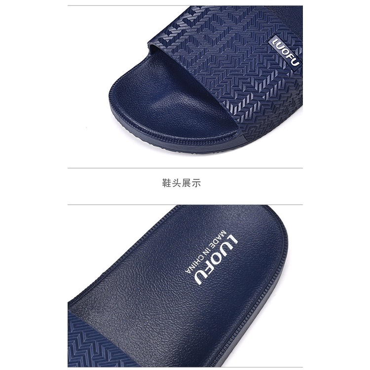 Dép lê Nam Loufu đúc nguyên khối siêu êm, mềm dẻo và rất bền không trơn