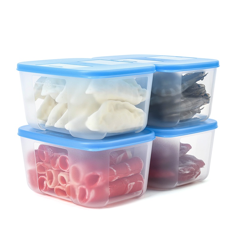 Hộp trữ đông thức ăn trong tủ lạnh  650ml chính hãng Tupperware bộ 4