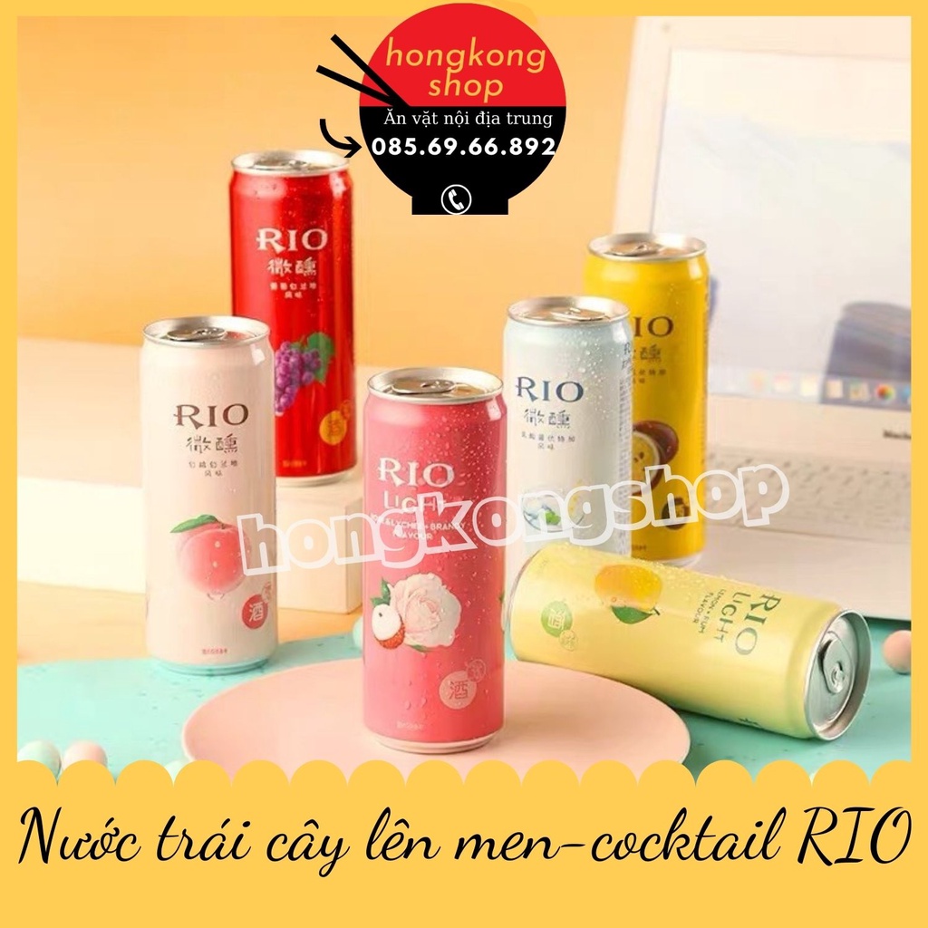 NƯỚC TRÁI CÂY LÊN MEN RIO