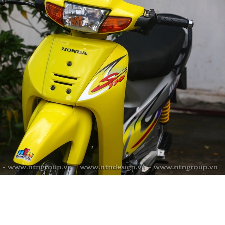 Tem rời Wave S 110 bạc vàng candy cao cấp , không bay màu
