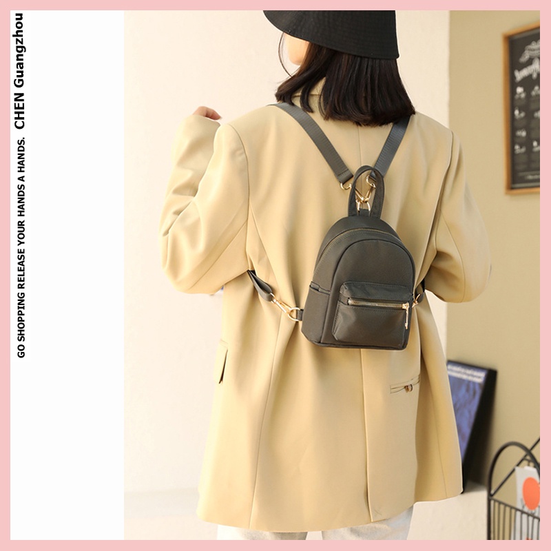 Balo nữ mini CHEN balo thời trang nữ hàn quốc chất vải oxford chống nước mềm cao cấp BL36