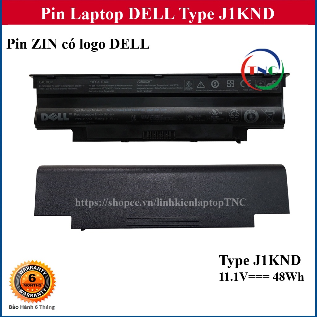 Pin laptop Dell Inspiron N4110 N4010 N5010 N5110 4050 5050 2420 3420 3520 14R nhập khẩu chính hãng