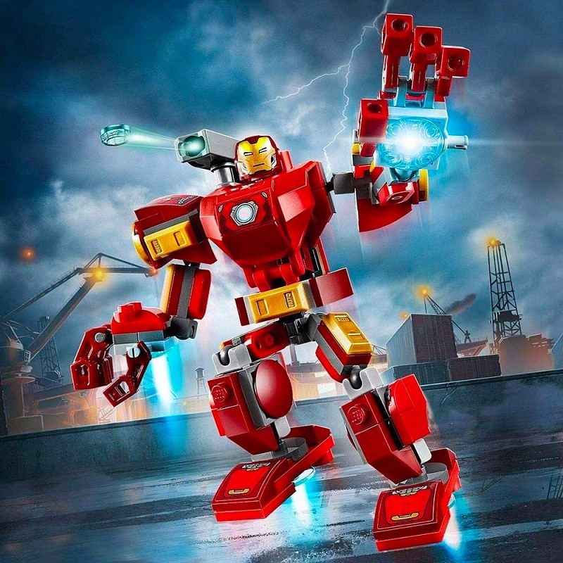 Mô hình lego nhân vật siêu anh hùng Marvel Iron Man Spider-Man
