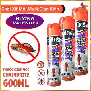 Bình xịt mối,muỗi,gián và các loại côn trùng - an toàn cho người sử dụng- hương valender