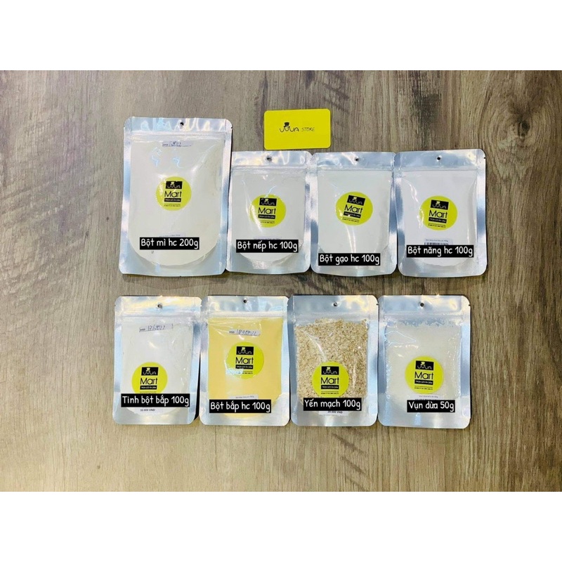 Bột làm bánh, nguyên liệu làm bữa phụ cho bé ăn dặm