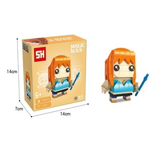 Mô Hình Lắp Ráp One Piece Nami - Minifigure Đầu Vuông