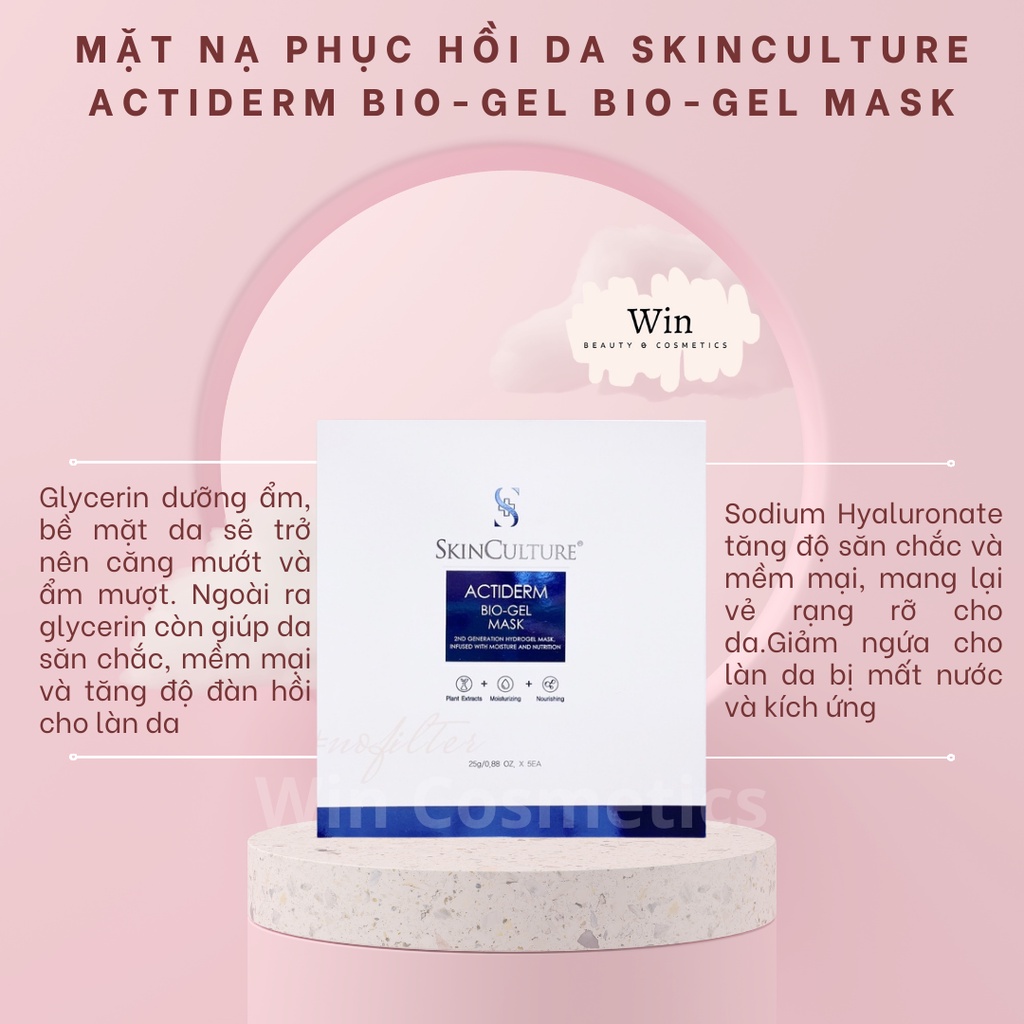 Mặt Nạ Phục Hồi Skinculture Da Actiderm Bio-Gel Bio-Gel Mask