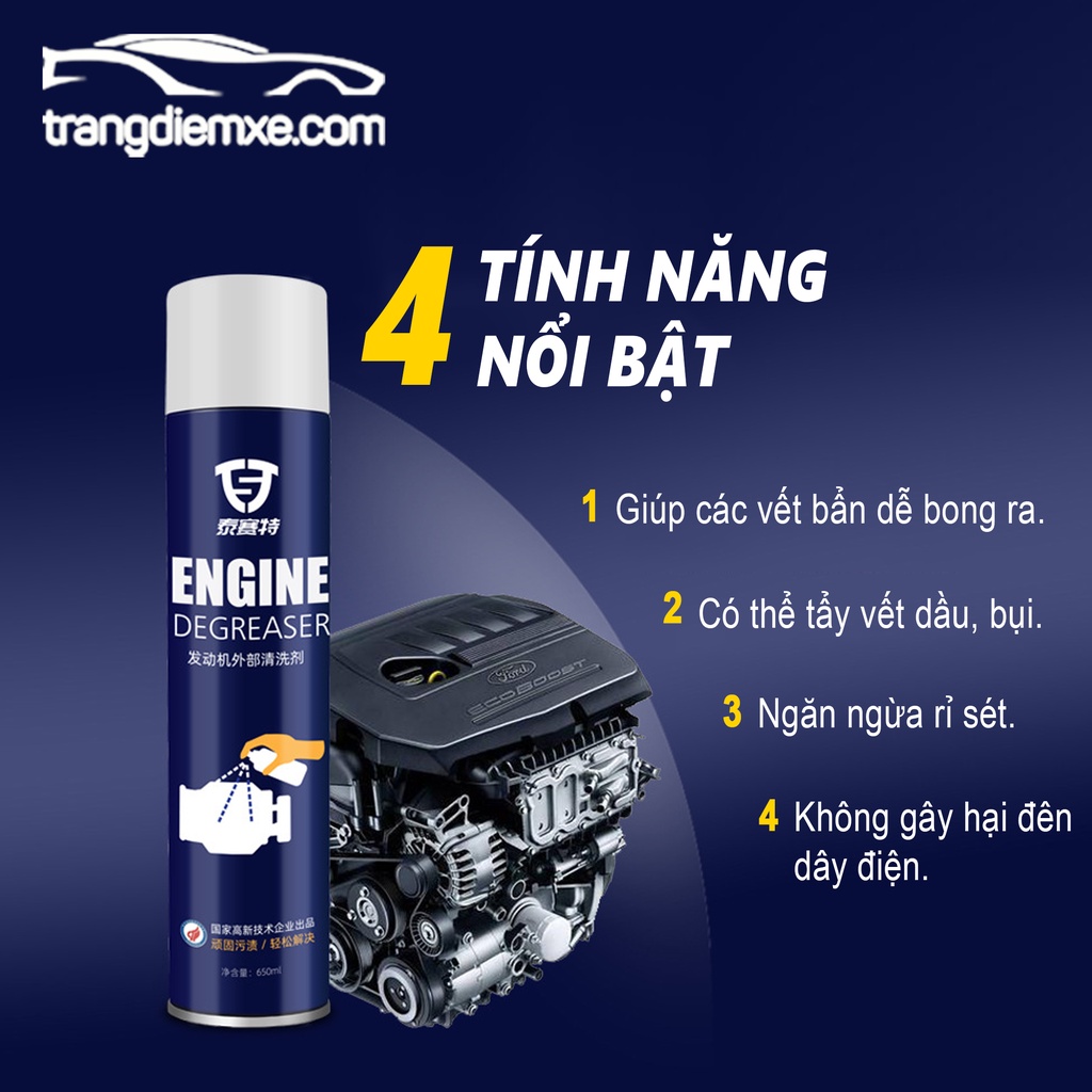 Dung Dịch Tđx Tẩy Rửa Động Cơ Xe Ô Tô 8051 / 6