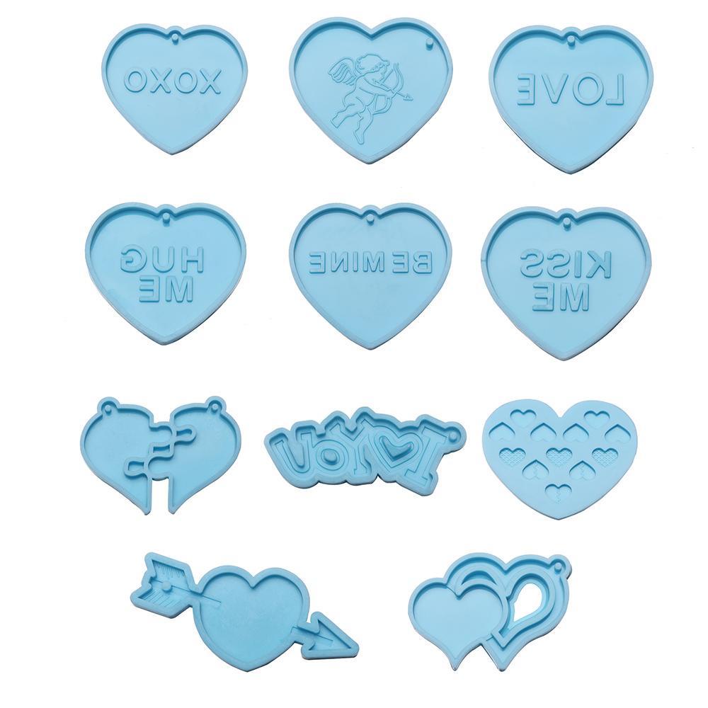 Khuôn Làm Móc Khóa Bằng Silica Gel DIY Mới Dành Cho Ngày Valentine