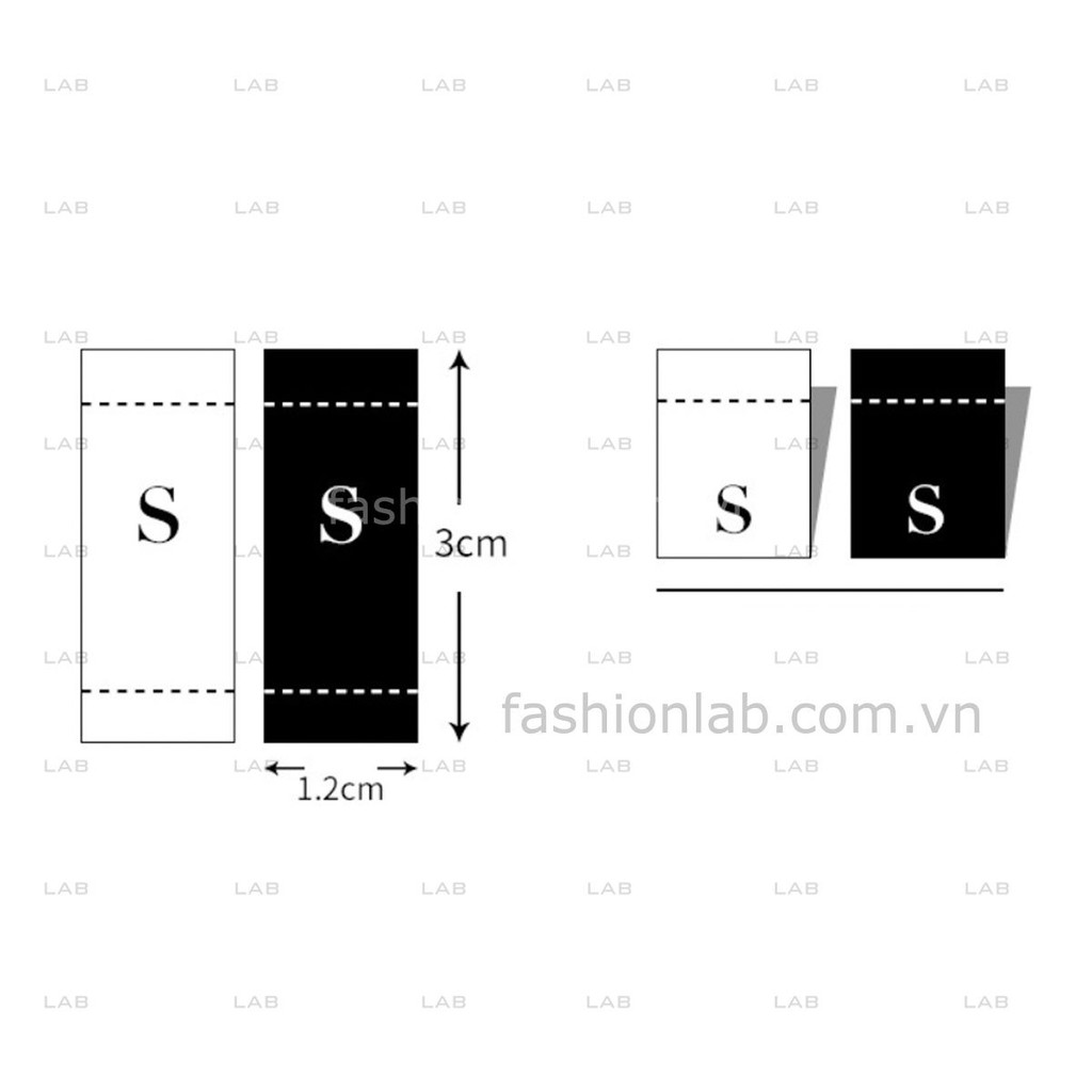 Tem cỡ ( bó 500 tem )