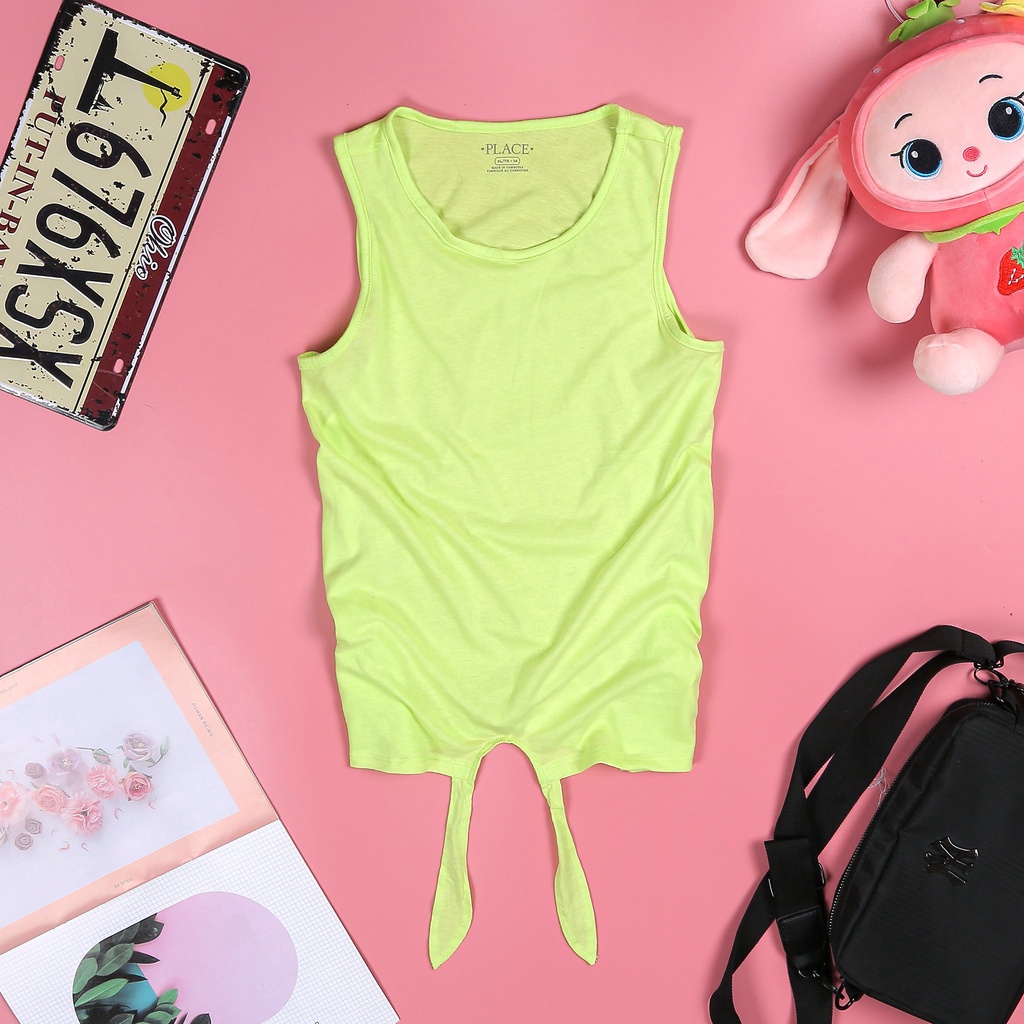 Áo thun cộc tay bé gái Place size đai hàng vnxk