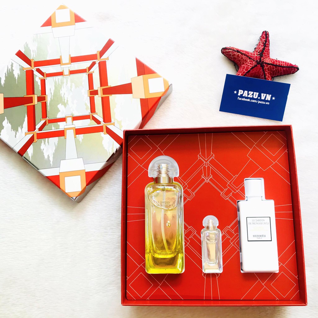 Set Nước Hoa Hermes Le Jardin de Monsieur Li