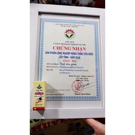 Tinh dầu gừng nguyên chất Huyền Thoại 10ml, Tinh dầu thiên nhiên.