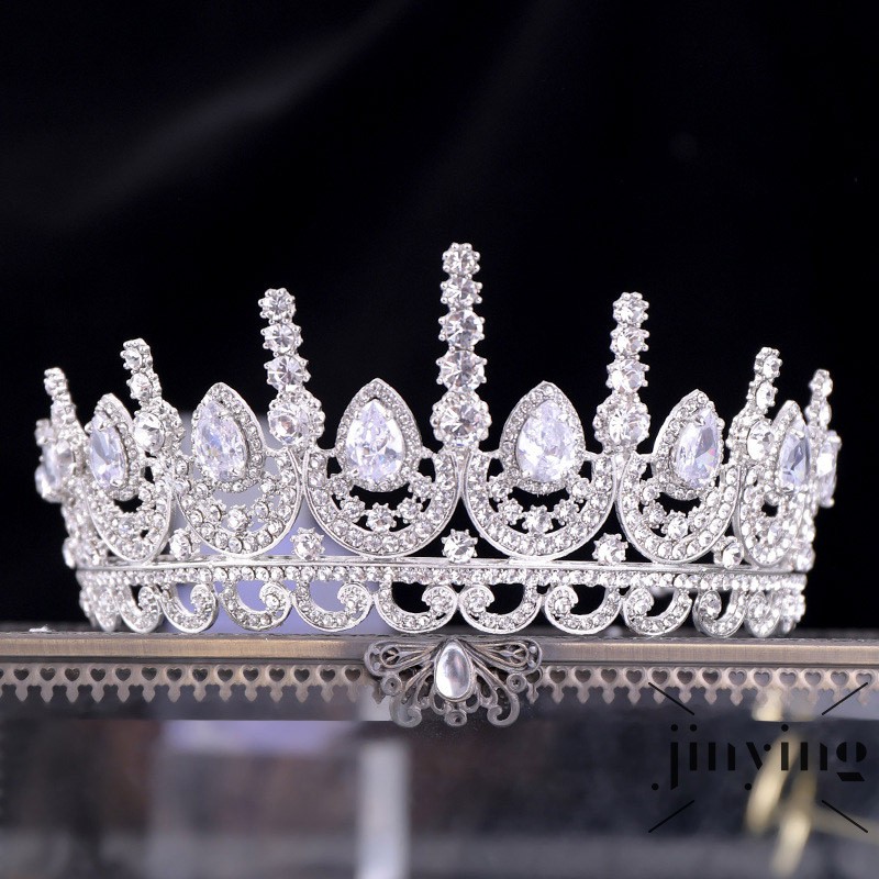 GETNOIVAS Vương miện cô dâu đính đá thời trang