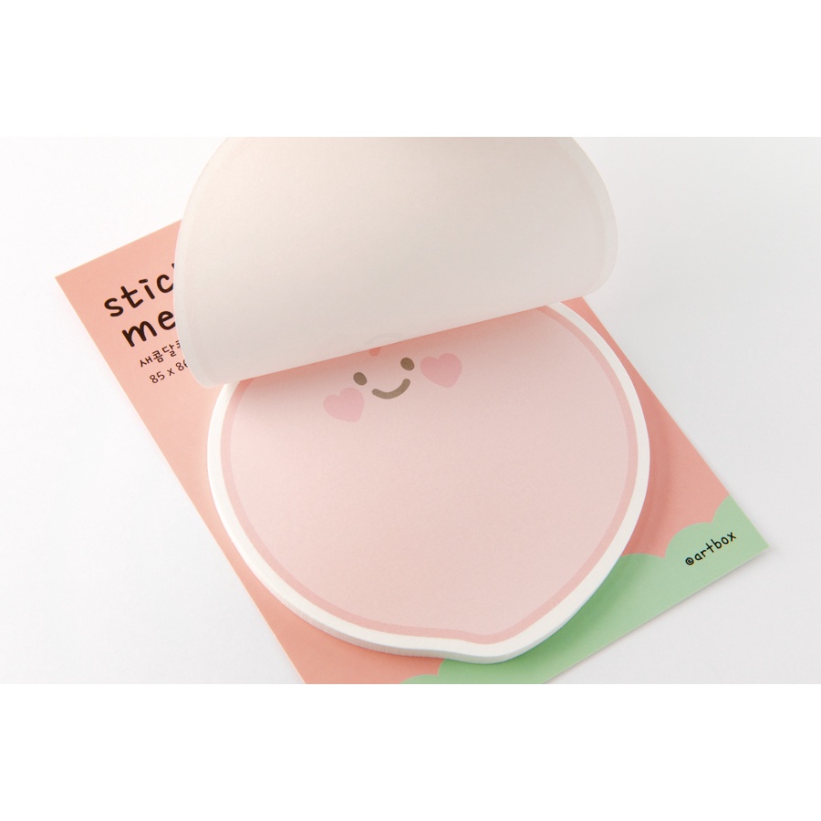 Giấy Dán Ghi Chú ARTBOX Hàn Quốc Hình Quả Đào Xinh Xắn