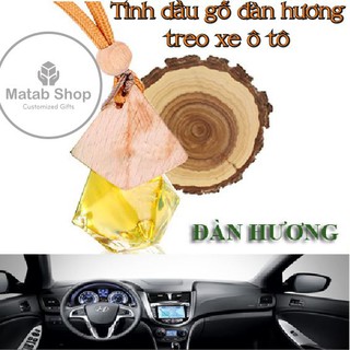 Tinh dầu gỗ đàn hương treo xe hơi ô tô - Matab Shop