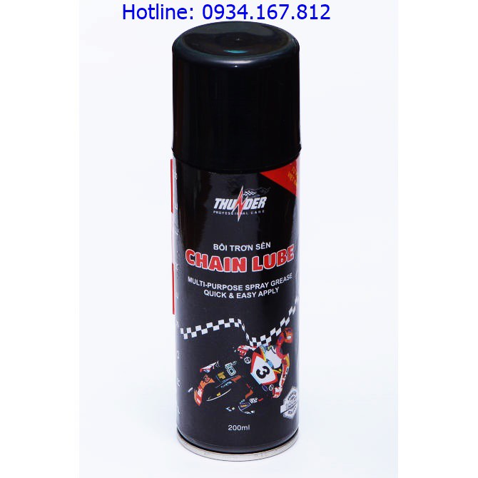 Bôi Trơn Sên Xe máy Thunder Chanin Lube 400ml