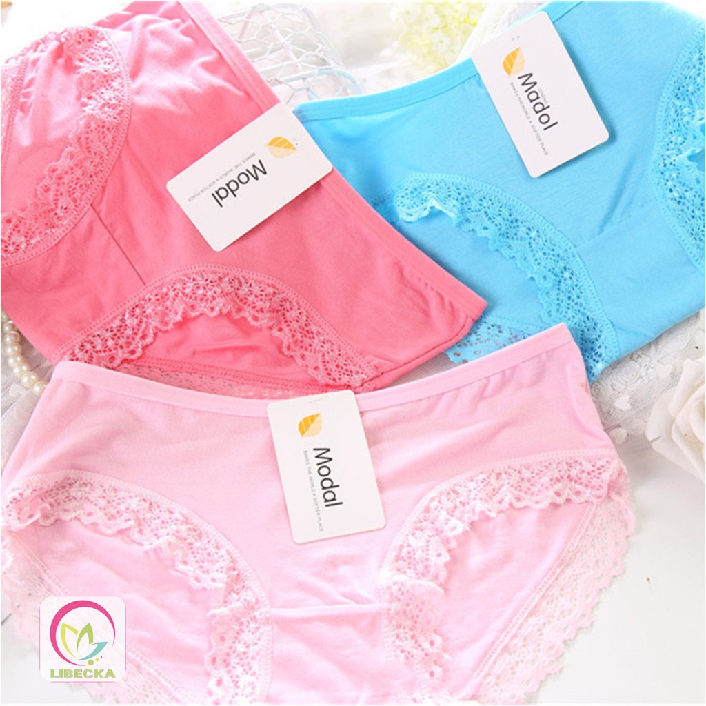 Quầnlót nữ quần lót cotton phối viền ren cao cấp kháng khuẩn Nhật giá siêu rẻ QLN06