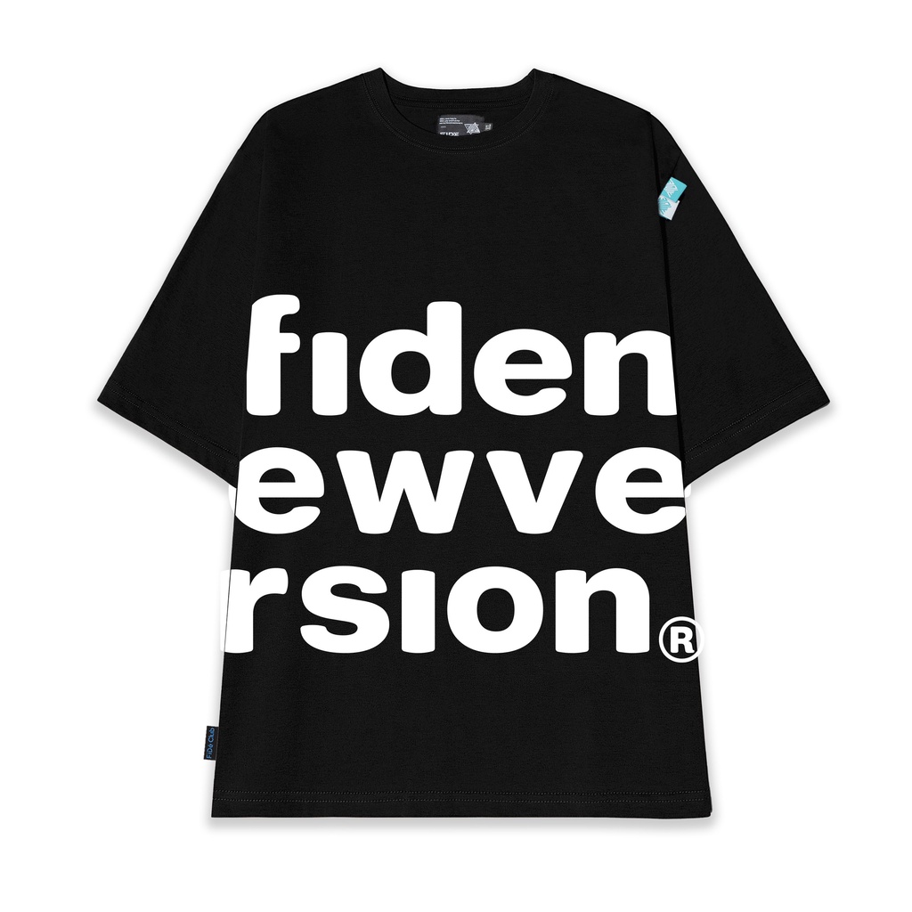 Áo thun tay lỡ FIDE phông unisex nam nữ Signature Cotton oversize form rộng ulzzang NEW VERSION