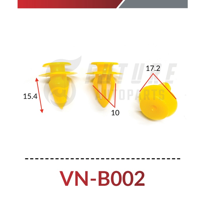Vít nhựa, chốt nở nhựa cho dòng xe Audi, Volvo, Volkswagen - Future Autoparts