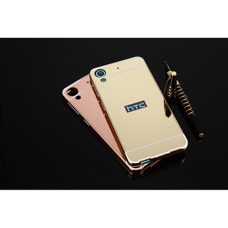 Ốp lưng viền kim loại lưng gương bóng cho HTC Desire 626, Desire 628.