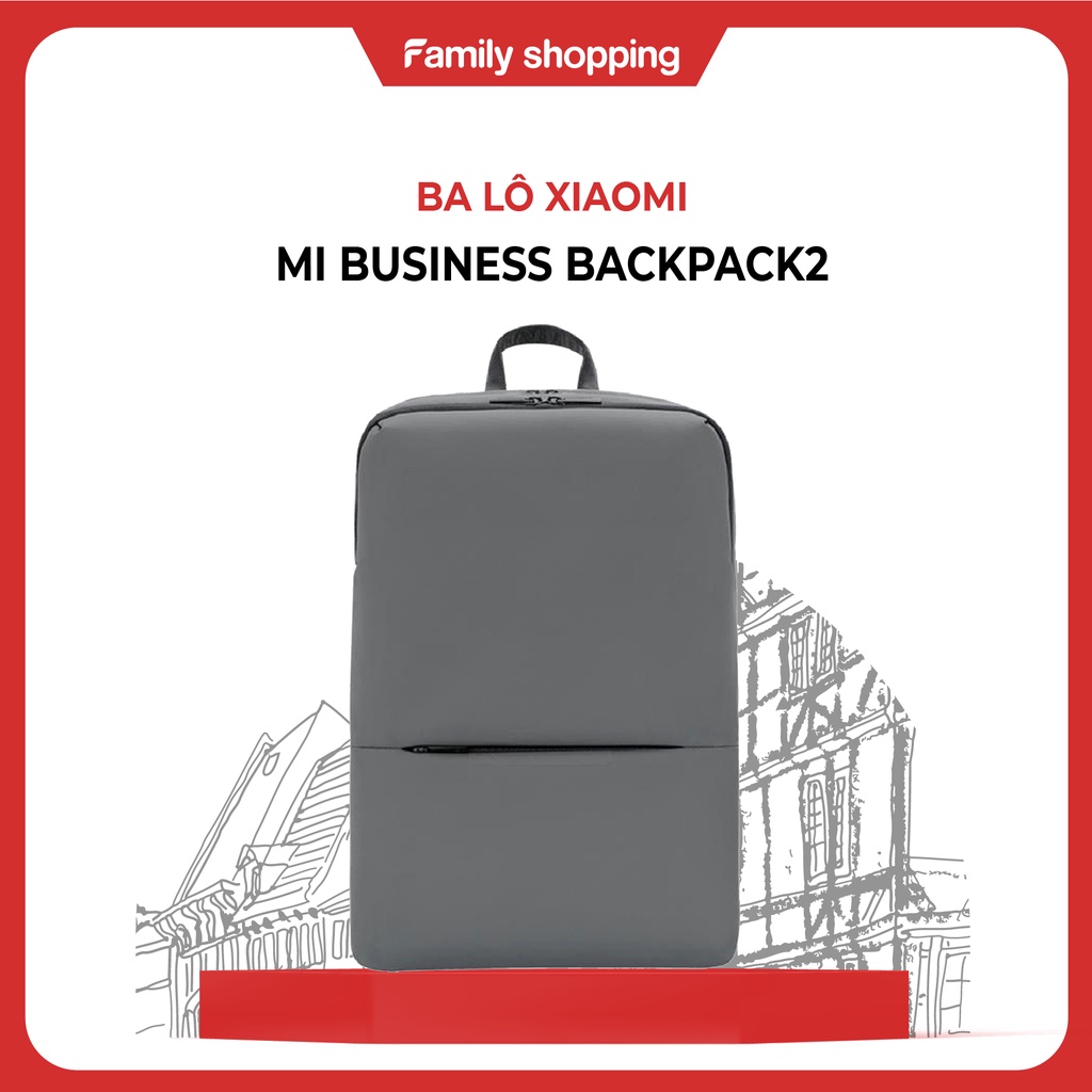 Balo doanh nhân XIAOMI mi business backpack 2 15.6 in - hàng chính hãng