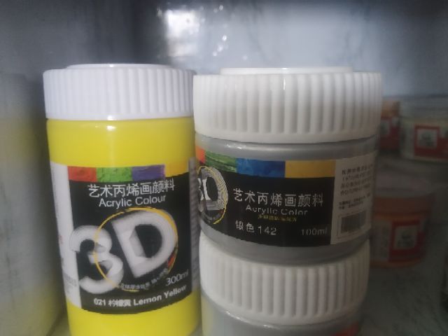 Màu nhũ Arcrylic 3D