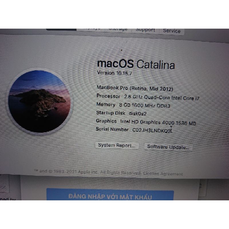 Macbook Pro 15 Retina A1398 Mid 2012