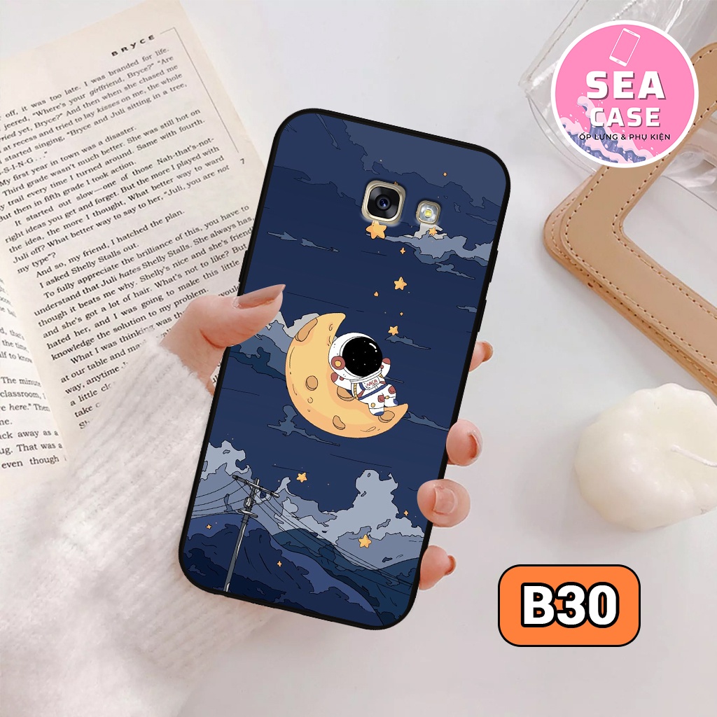 Ốp lưng Samsung A320/ A3 2017/ A520/ A5 2017/ A720/ A7 2017 hình vũ trụ,hoạt hình,phi hành gia–ốp nhựa chống trầy,va đập