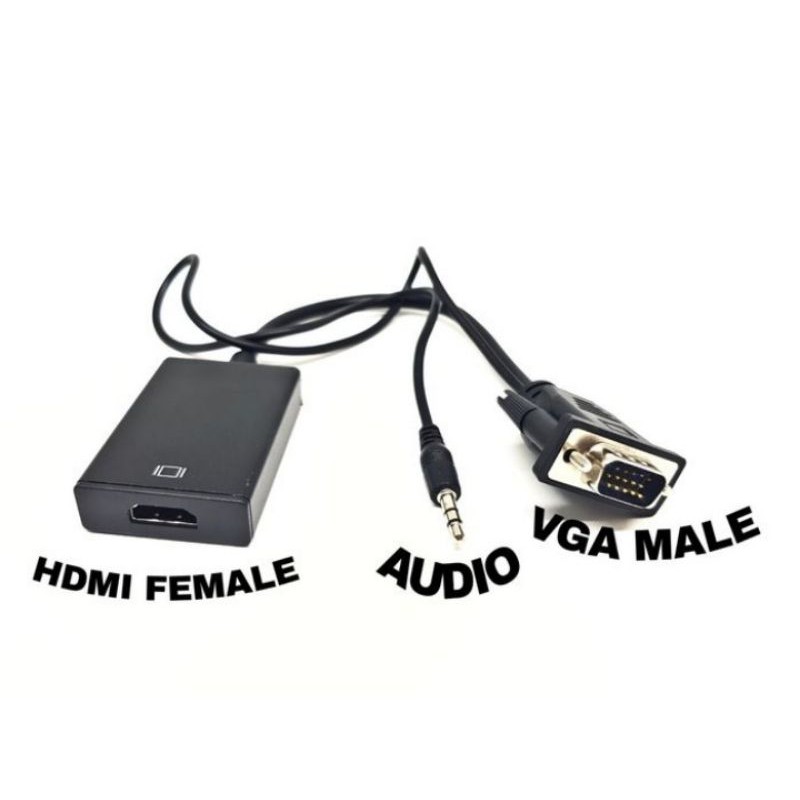 Cáp Chuyển Đổi Vga Sang Hdmi Với Micro Usb