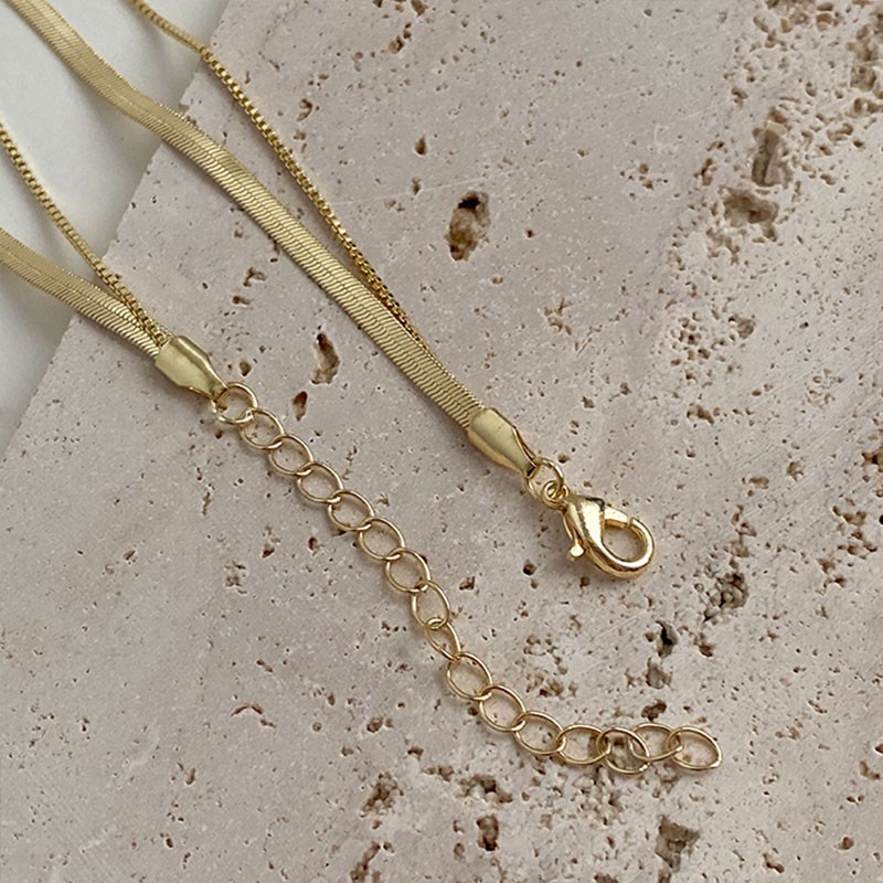 Vòng Cổ Choker Hai Lớp Phong Cách Thời Trang Hàn Quốc C61