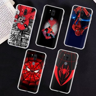 Ốp Điện Thoại Trong Suốt Hình Spiderman Cho Lg G6 G7 G8 Thinq V20 V30 V30S V35 V40 V50 V50S V60