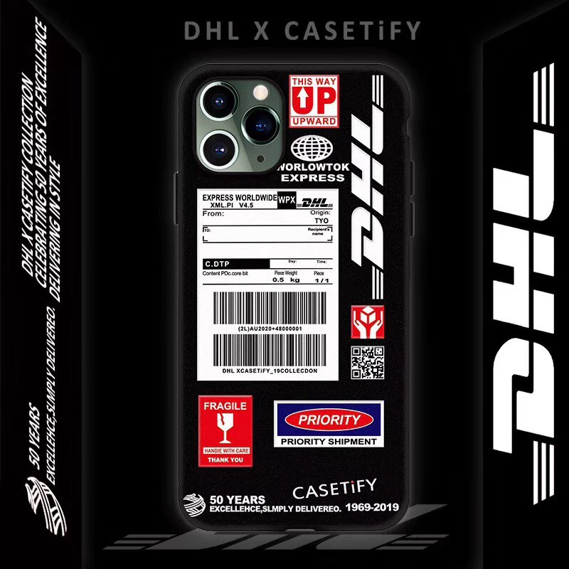 Ốp điện thoại TPU mềm in logo DHL dành cho iPhone11 11pro 11promax XR XS 6s 7plus 8 8plus | BigBuy360 - bigbuy360.vn
