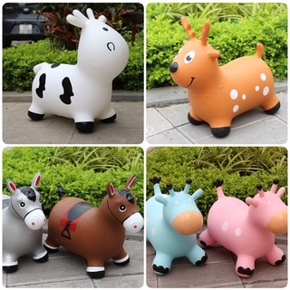Thú nhún cho bé cao cấp + kèm bơm Toys House