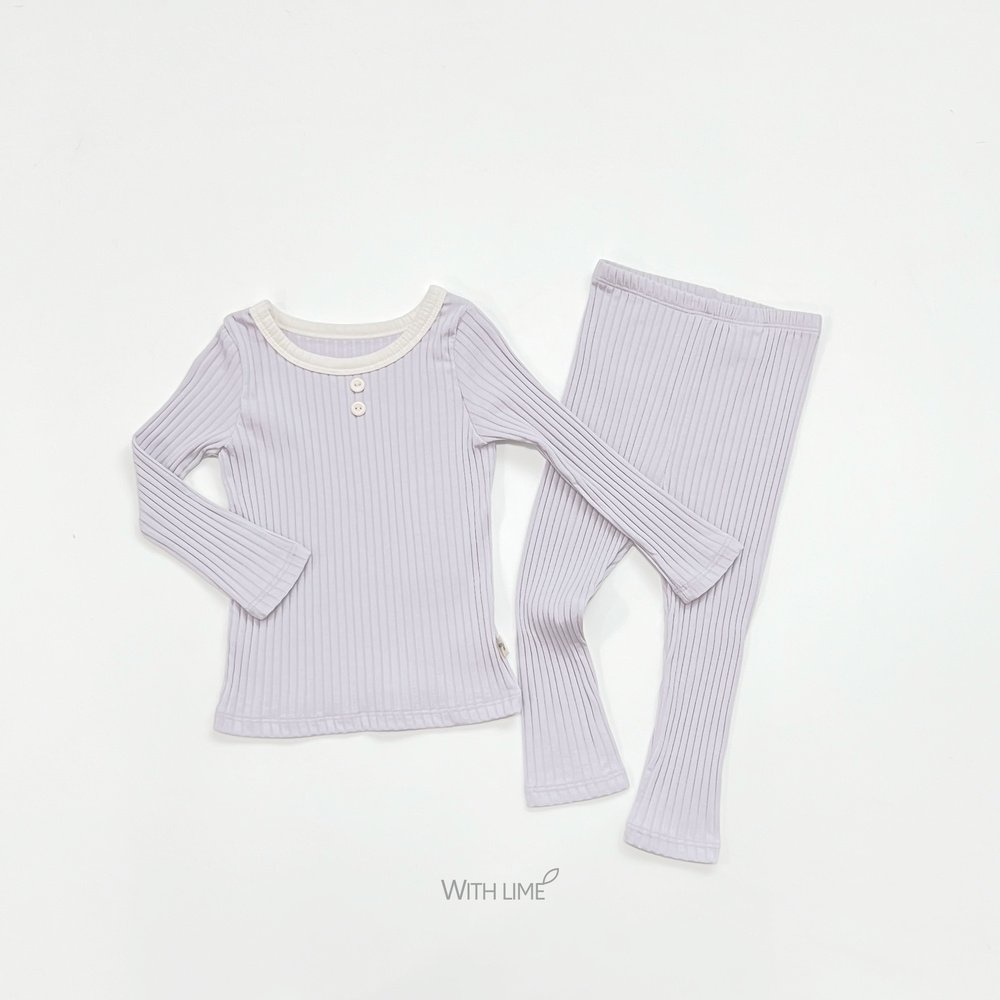 Lime&Blue bộ đồ Au Gân khuy cho bé gái , bé trai Hàn Quốc