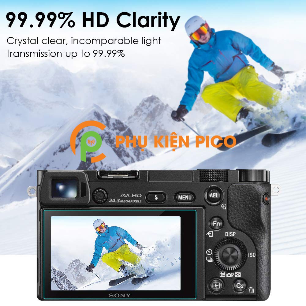 Cường lực Sony A6000 – Dán cường lực màn hình máy ảnh Sony A6000/A6300/A5000/A6400/A6500/NEX 3N/NEX 6/NEX 7