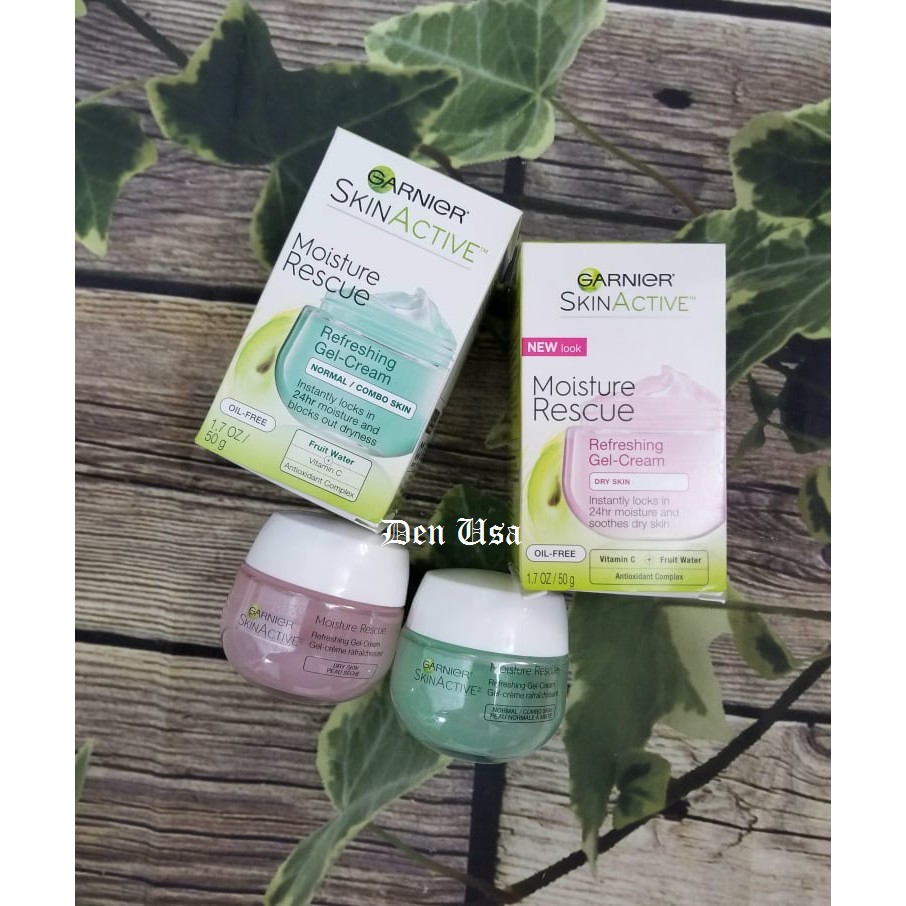 Gel Dưỡng Âm Cho Da Thường Và Da Khô GARNIER MOISTURE RESCUE REFRESHING GEL CREAM & DRY SKIN