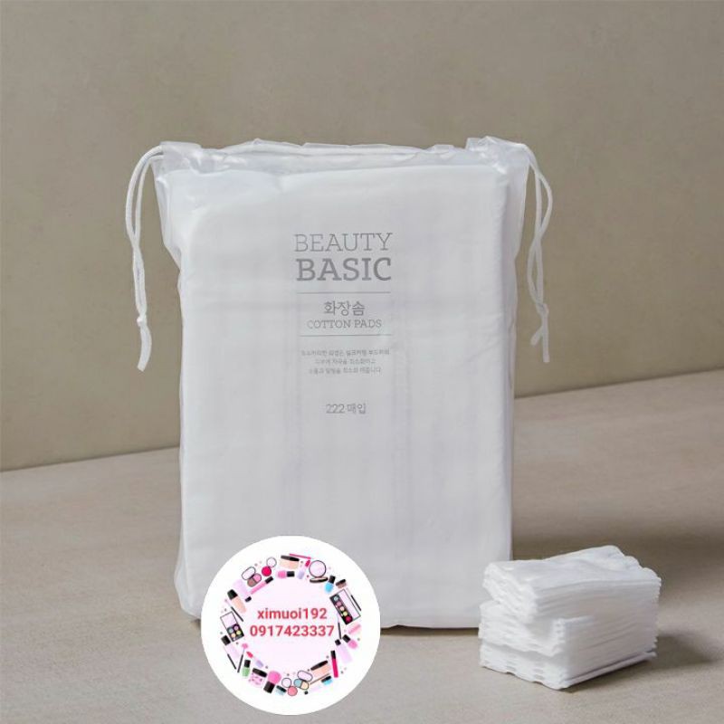 [CHÍNH HÃNG] - Bông tẩy trang cotton pad Emart 222 miếng