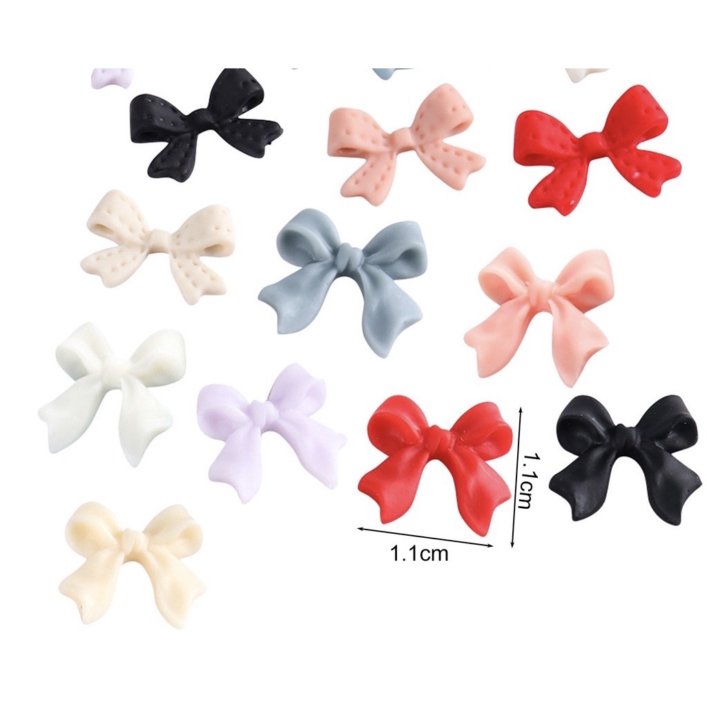 Charm nơ nhiều màu (1 cái)