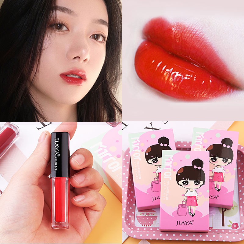 Set 3 Thỏi Son JIAYA Mirror Cô Gái Xách Vali