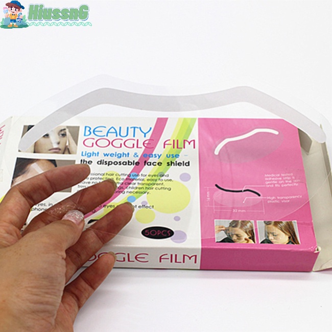 Set 50 Vỏ Bọc Bảo Vệ Mặt Nạ Nhuộm Tóc Có Tay Cầm