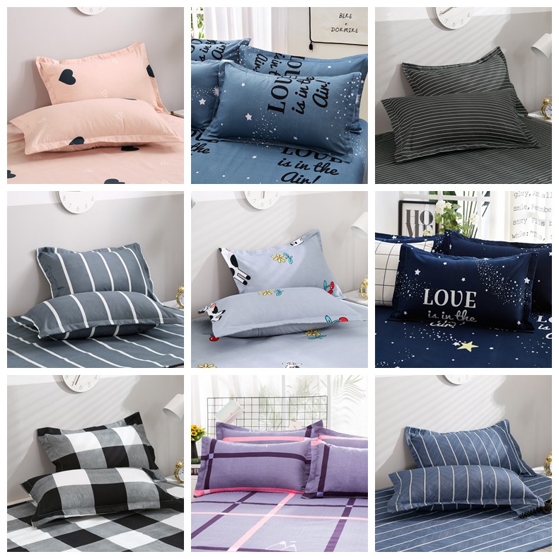 Pillowcase Beddings Cover Pillow Cover Simple And Comfortable Home Pillow (pair) NEW STYLE