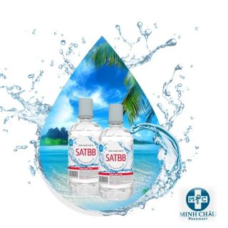 ✓ NƯỚC MUỐI SINH LÝ SATBB ®  TRÊN DÂY CHUYỀN CÔNG NGHỆ HIỆN ĐẠI - ATBB nguồn nước  muối biển thuần khiết 100%