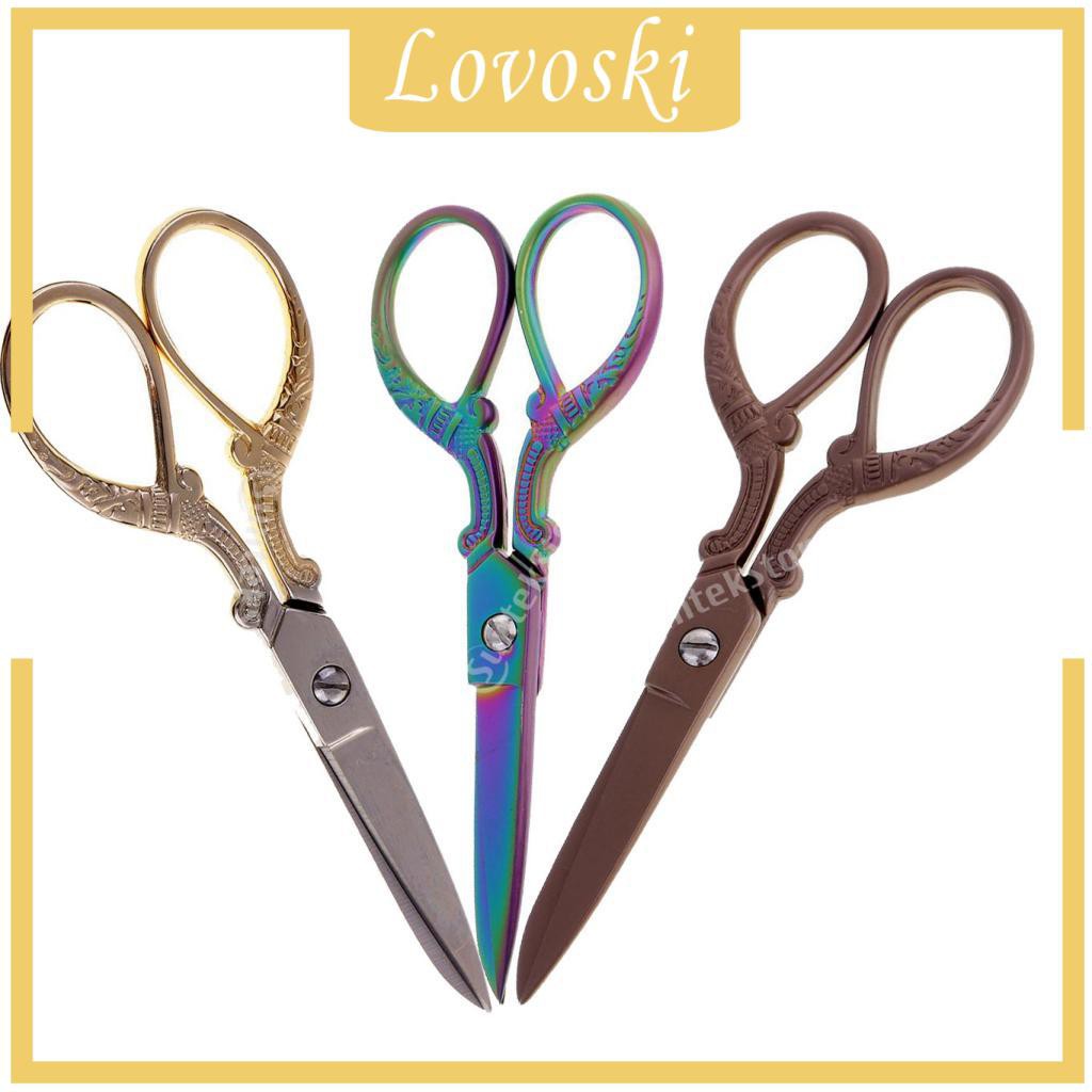 Kéo Inox Mạ Vàng Chuyên Dụng Cho Thợ May DIY