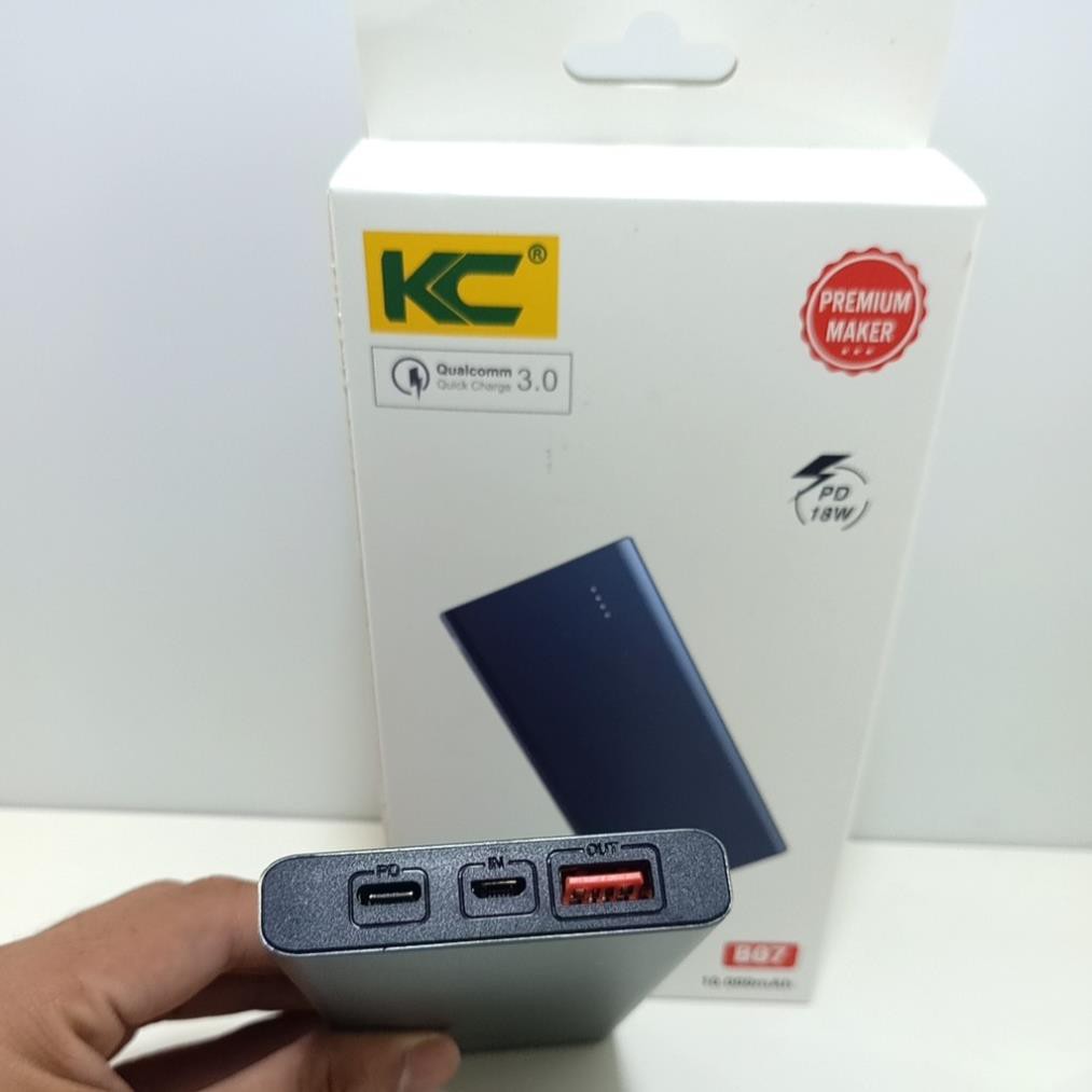 SẠC DỰ PHÒNG 10.000mah KC B07 - SDP Hỗ Trợ Sạc Nhanh- Bảo Hành 12 tháng lỗi 1 đổi 1