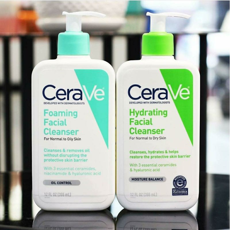 Sữa rửa mặt Cerave da dầu / da khô 355ml / 473ml
