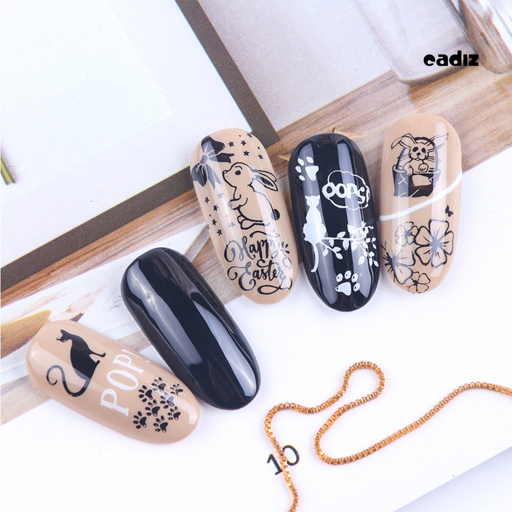 [Hàng mới về] Khuôn dập móng tay trang trí sinh động